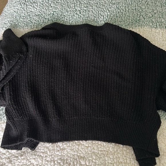 Wild Fable Black Cropped Cardigan - Picture 4 of 5